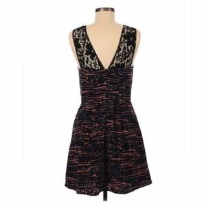 BCBGeneration Sleeveless Blue Lacy Party Dress 8